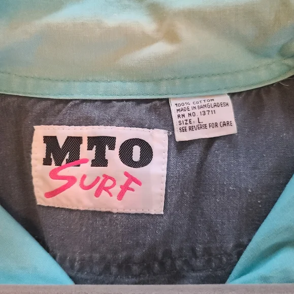 MTO Surf Two-Tone Blue Jacket - Picture 4 of 4